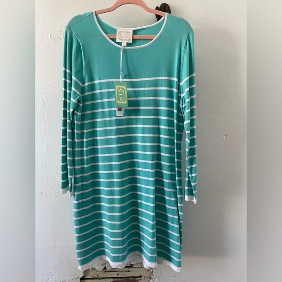 Sail to Sable Stripe Dress - Picture 1 of 2